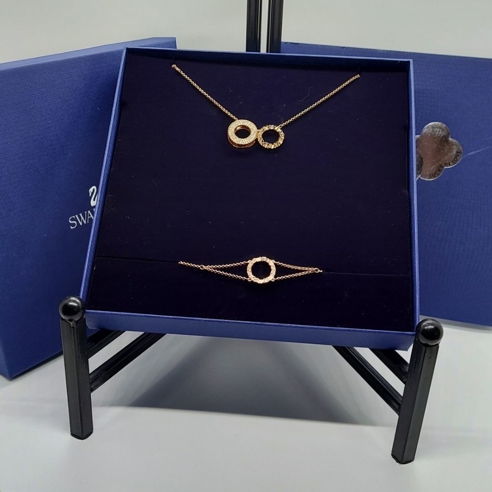 Swarovski Admiration 18k Rose Gold Plated Set
